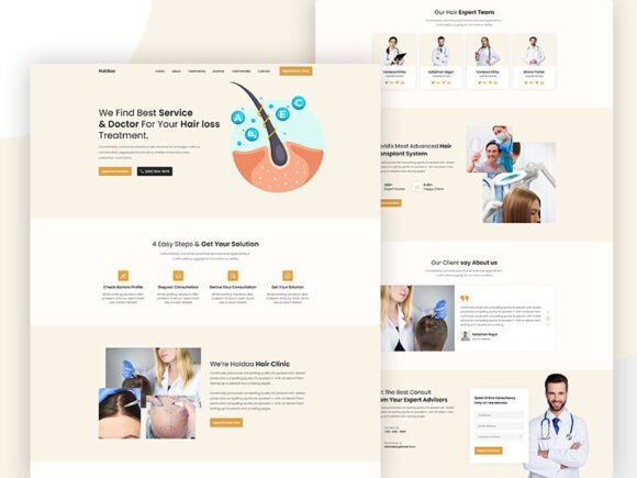 Download Hair Loss Marketing Landing Page - Hair loss marketing Collection