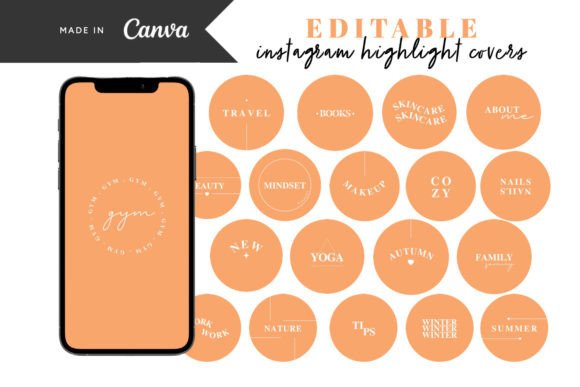 Download Orange Instagram Story Highlight Covers - Orange instagram Collection