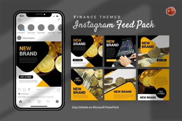 Download Instagram Feed - Finance Template - Finance Collection
