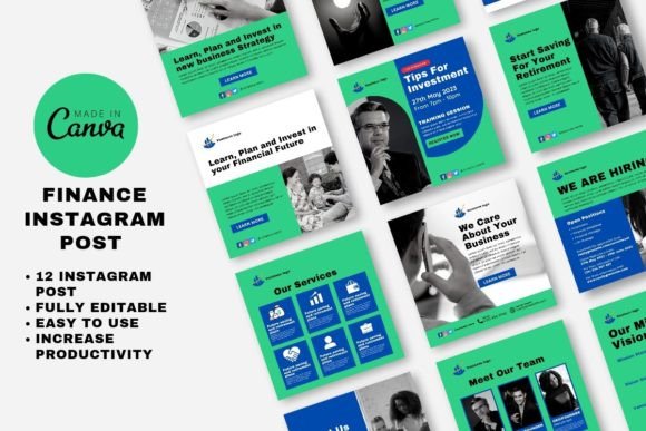 Download Finance Instagram Post | Canva Template - Finance Collection