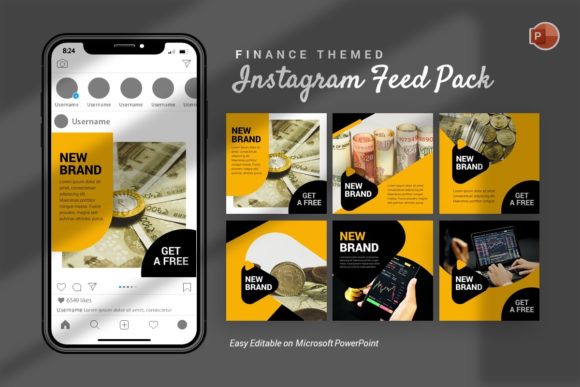 Download Instagram Feed - Finance Template - Finance Collection
