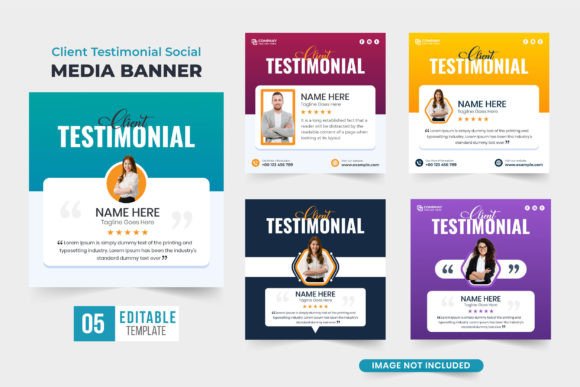 Download Client Testimonial Template Collection - Premium Bundle