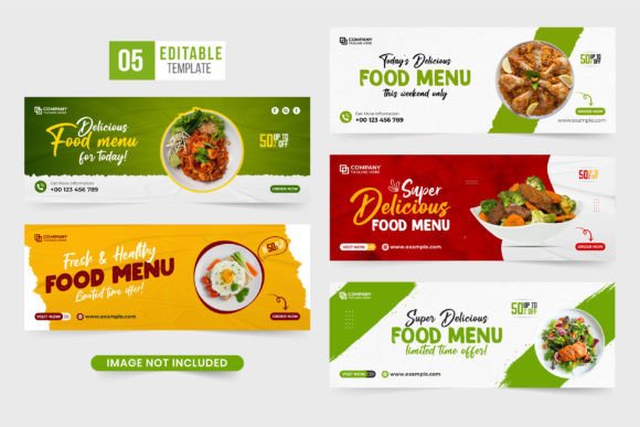 Download Restaurant Banner Template Collection - Premium Bundle